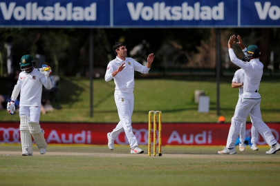 olivier rababa and steyn put south africa on top in centurion