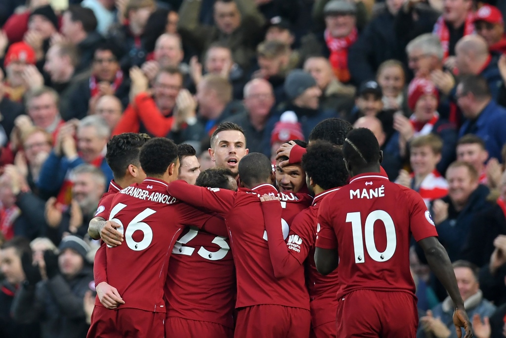 one loss is another gain tottenham leapfrog city into second after thrashing bournemouth 5 0 while manchester united 039 s perfect start under caretaker manager ole gunnar solskjaer continued with paul pogba scoring twice in a 3 1 win over huddersfield photo afp