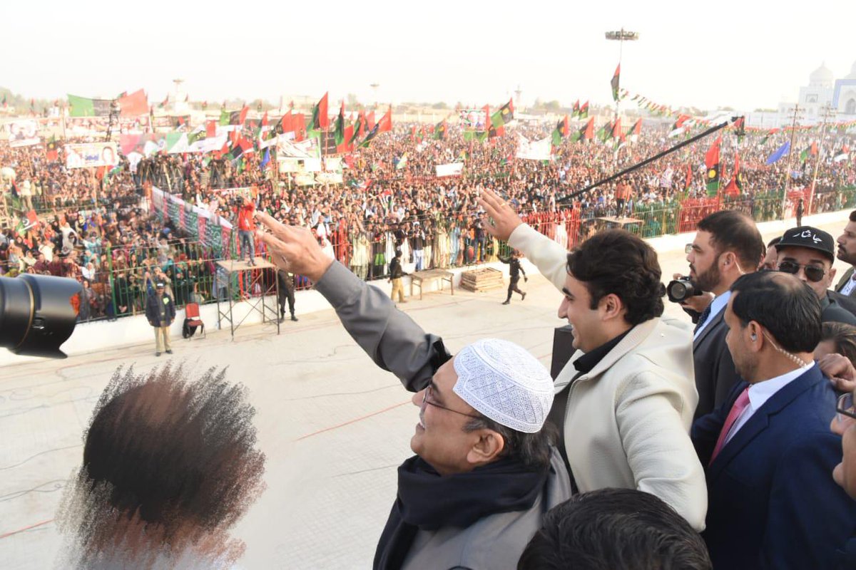 bilawal bhutto zardari asif ali zardari at garhi khuda bux photo ppp