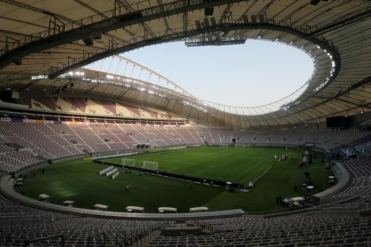 a view shows the khalifa international stadium in doha qatar photo reuters