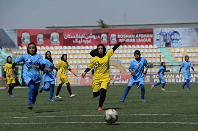 afghanistan has made strides to promote female football launching a women 039 s league four years ago but the female teams were sidelined in 2017 by a lack of funding photo afp