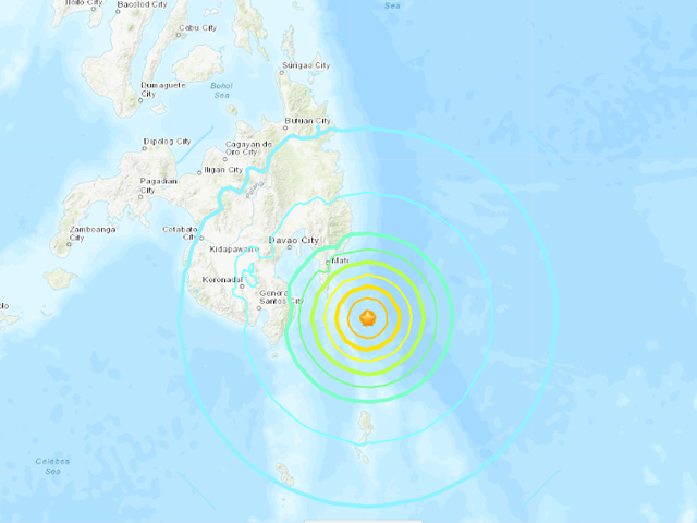 6 9 magnitude quake strikes off southern philippines usgs