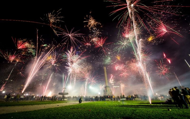 fireworks are a new year 039 s staple in germany where people spent 137 million euros 156 million on them last year photo afp