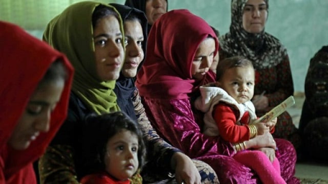 women and girls in the iraqi kurdish village of sharboty saghira listen to a talk about the dangers of genital mutilation on december 3 2018 afp women and girls in the iraqi kurdish village of sharboty saghira listen to a talk about the dangers of genital mutilation on december 3 2018 afp
