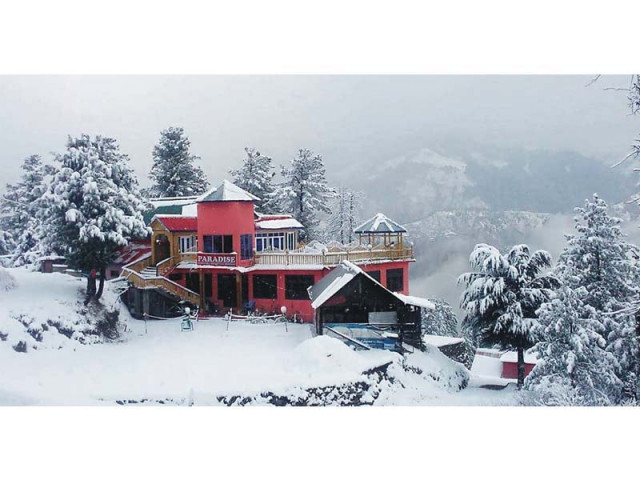 popular tourist spot of shogran in balakot is covered with snow photo zulfiqar ali express popular tourist spot of shogran in balakot is covered with snow photo zulfiqar ali express