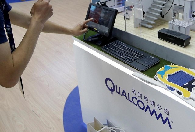 a man visits qualcomm 039 s booth at the global mobile internet conference gmic 2017 in beijing china april 28 2017 photo reuters