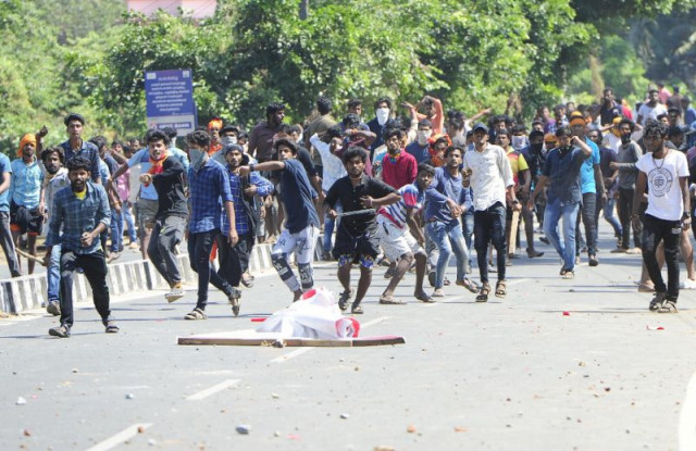 police said that 1 369 people have been arrested with a further 717 taken into preventive custody across kerala photo afp police said that 1 369 people have been arrested with a further 717 taken into preventive custody across kerala photo afp