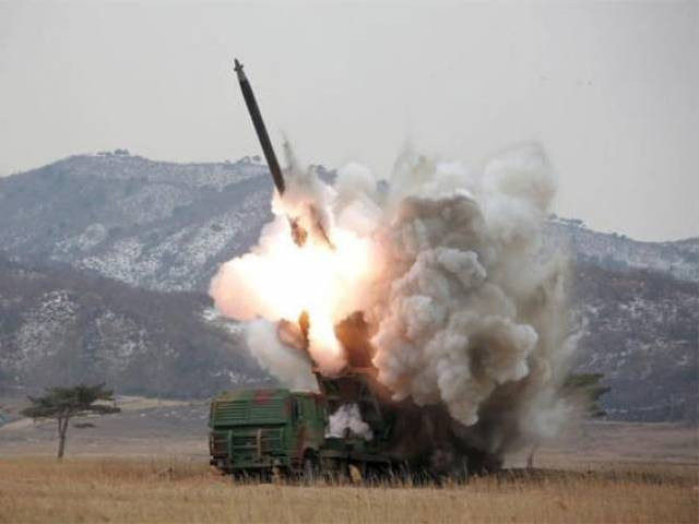 a new multiple launch rocket system is test fired in this undated photo released by north korea 039 s korean central news agency kcna in pyongyang march 4 2016 photo reuters a new multiple launch rocket system is test fired in this undated photo released by north korea 039 s korean central news agency kcna in pyongyang march 4 2016 photo reuters