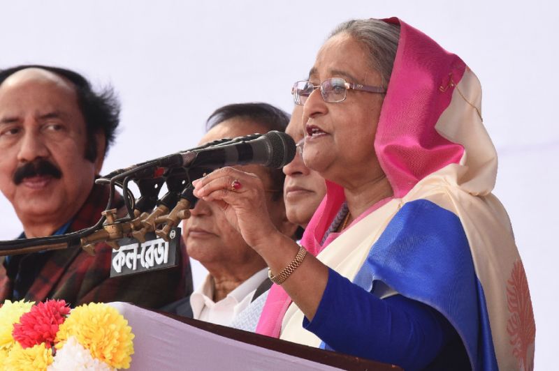 rights groups have accused sheikh hasina 039 s government of silencing dissent and muzzling the press photo afp