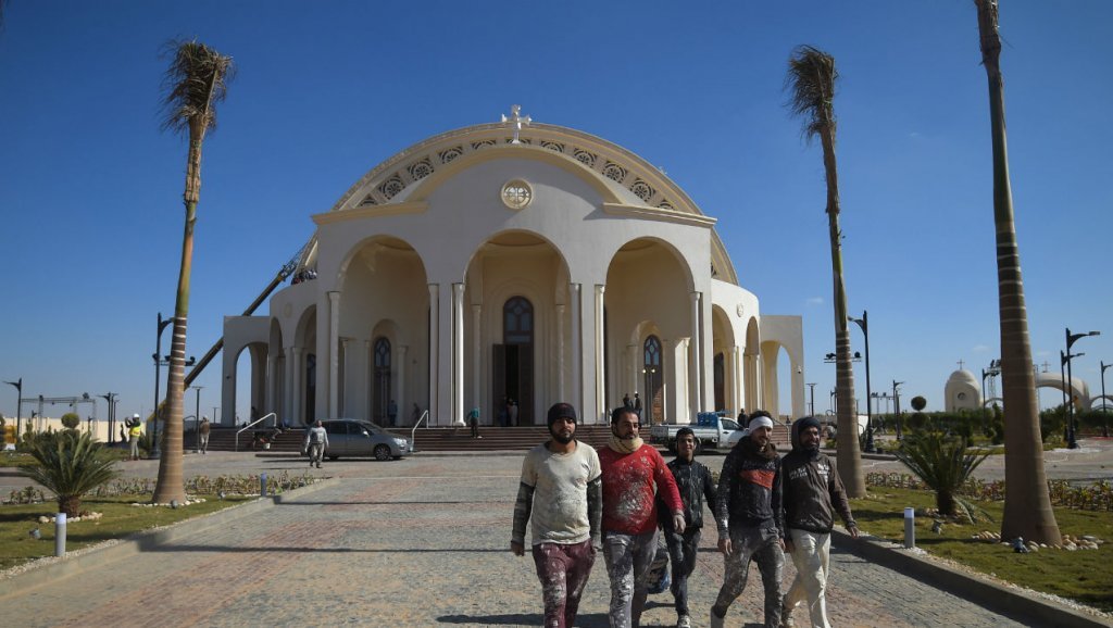 nativity of christ cathedral in egypt 039 s new administrative capital photo afp