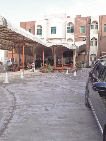 a view of pims hospital in federal capital photo express a view of pims hospital in federal capital photo express