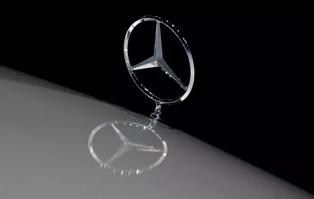 mercedes benz logo is seen on the second press day of the paris auto show in paris france october 3 2018 photo reuters mercedes benz logo is seen on the second press day of the paris auto show in paris france october 3 2018 photo reuters