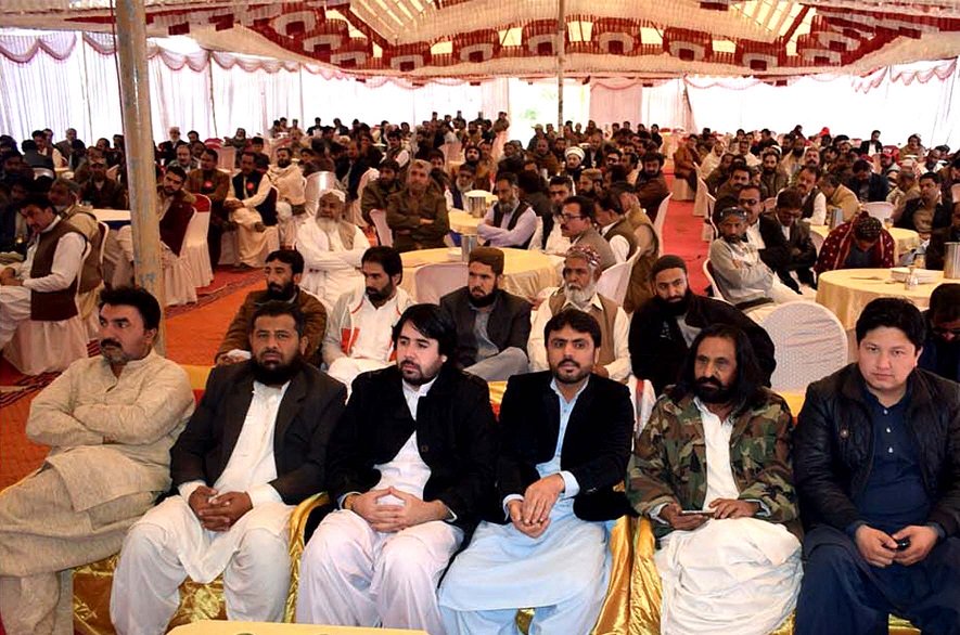 ba opposition leader malik sikandar advocate and additional health secretary wali muhammad barrech not seen address the oath taking ceremony of pakistan paramedical staff association photo express