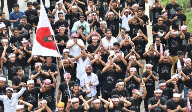protesters against the bill have accused settlers of taking away jobs from indigenous groups photo afp protesters against the bill have accused settlers of taking away jobs from indigenous groups photo afp