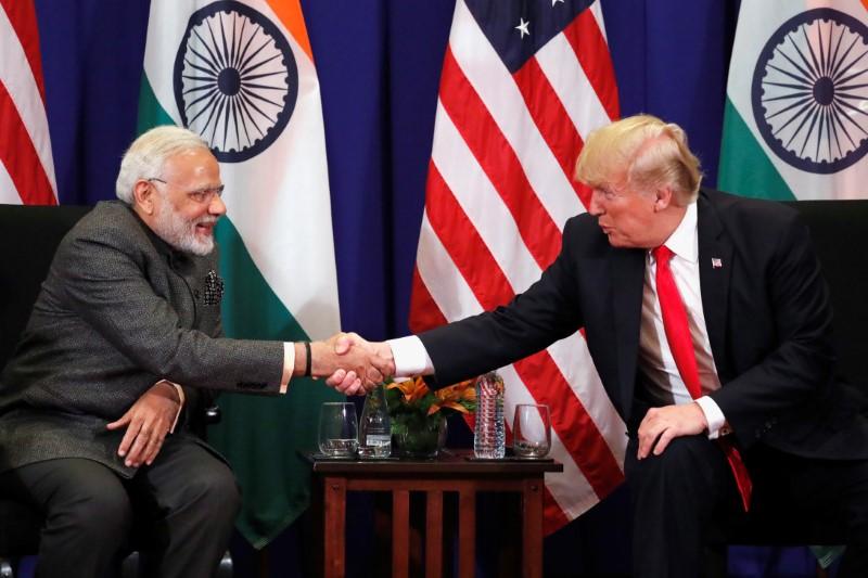 us president donald trump shakes hands with india 039 s prime minister narendra modi during a bilateral meeting alongside the asean summit in manila philippines november 13 2017 photo reuters