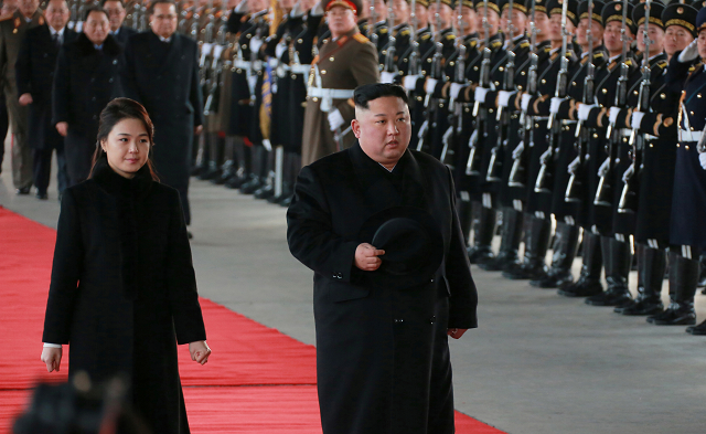 the visit coincides with what south korean officials say is kim s 35th birthday on tuesday photo reuters the visit coincides with what south korean officials say is kim s 35th birthday on tuesday photo reuters