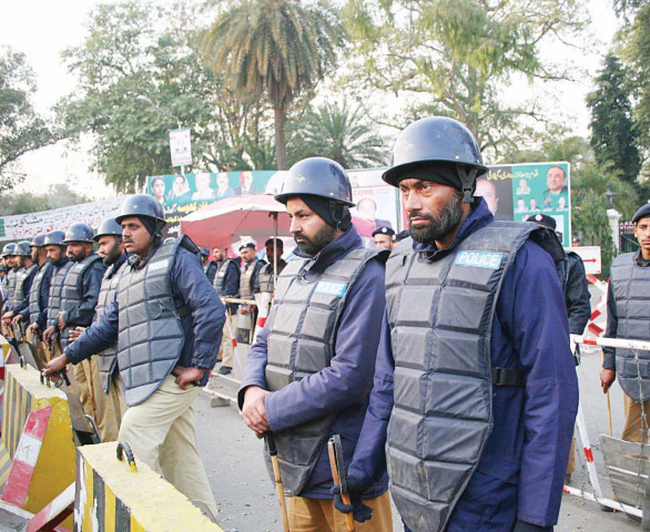 police officials issued warning to wear bullet proof jacket photos express file police officials issued warning to wear bullet proof jacket photos express file