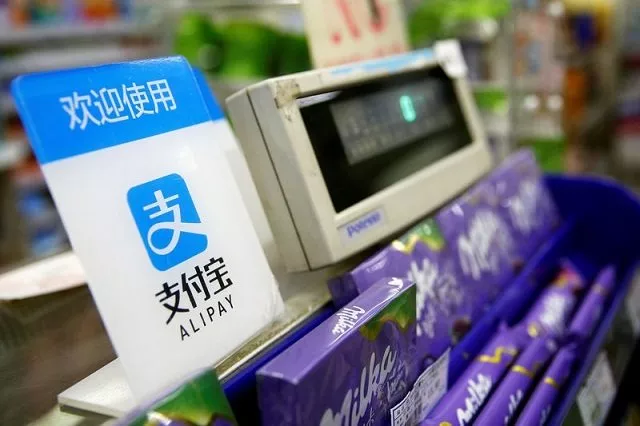 an alipay logo is seen at a cashier in shanghai january 12 2017 photo reuters an alipay logo is seen at a cashier in shanghai january 12 2017 photo reuters