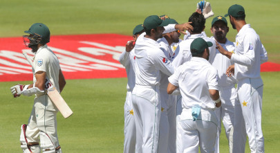 johannesburg test honours even at stumps on day one