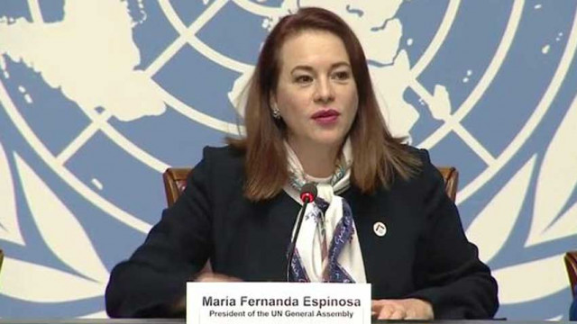 unga president maria fernanda espinosa photo radio pakistan unga president maria fernanda espinosa photo radio pakistan
