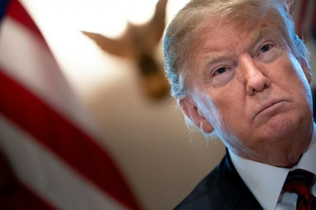 president donald trump told a white house meeting with state and local officials he was not about to declare a national emergency to fund his controversial border wall project photo afp