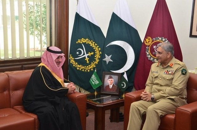 governor of tabuk calls on army chief gen qamar javed bajwa photo ispr