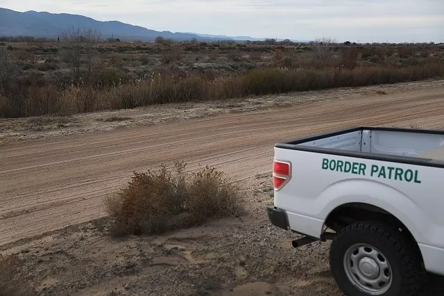 a us border patrol vehicle is seen parked along the rio grande river just beyond the dirt road that marks the border between mexico and the united states photo afp a us border patrol vehicle is seen parked along the rio grande river just beyond the dirt road that marks the border between mexico and the united states photo afp