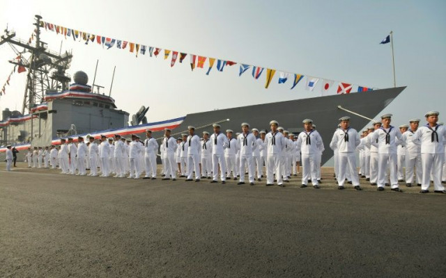 taiwan commissioned two us perry class guided missile frigates into the taiwan navy in november 2018 photo afp