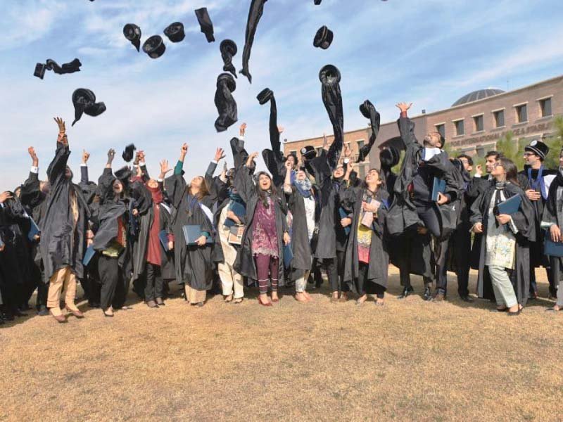 nust scee students celebrate their passing out in the 7th convocation on the campus photo express