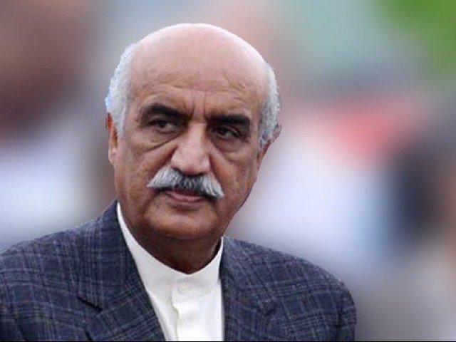 ppp s khursheed shah also raises issue of air marshal heading state carrier photo file