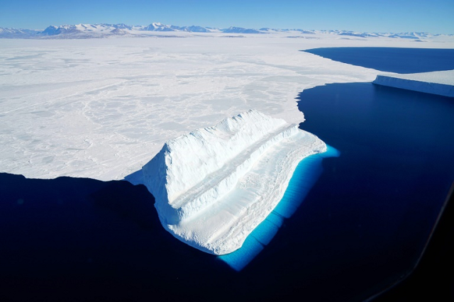 this file nasa image released in december 2017 by operation icebridge during a flight to victoria land shows an iceberg floating in antarctica 039 s mcmurdo sound global warming is melting ice in antarctica faster than ever before a new study says photo afp this file nasa image released in december 2017 by operation icebridge during a flight to victoria land shows an iceberg floating in antarctica 039 s mcmurdo sound global warming is melting ice in antarctica faster than ever before a new study says photo afp
