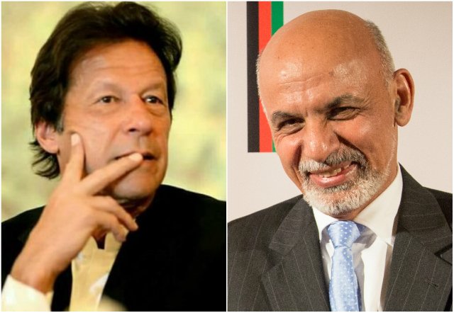 pm imran khan and afghan president ashraf ghani