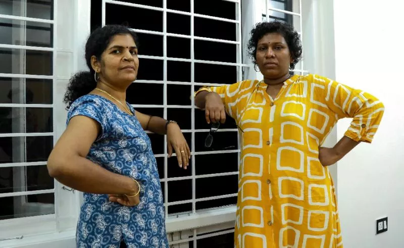 hindu devotees went on a violent rampage after bindu ammini r and kanakadurga entered a holy hindu temple in january photo afp hindu devotees went on a violent rampage after bindu ammini r and kanakadurga entered a holy hindu temple in january photo afp
