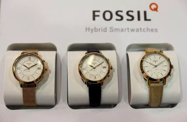 fossil hybrid smartwatches are pictured during the preview day of the ifa trade show for consumer electronics and home appliances in berlin germany august 30 2018 photo reuters fossil hybrid smartwatches are pictured during the preview day of the ifa trade show for consumer electronics and home appliances in berlin germany august 30 2018 photo reuters