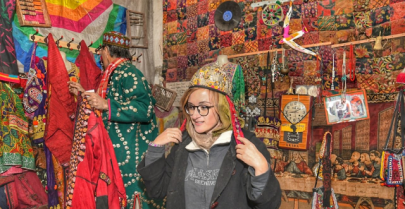 italian tourists visit historical sites in peshawar