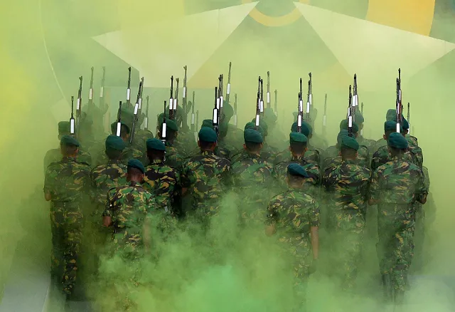sri lanka police special task force stf soldiers stand during a passing out parade at katukurunda some 40 kms south of colombo on january 16 2019 photo afp sri lanka police special task force stf soldiers stand during a passing out parade at katukurunda some 40 kms south of colombo on january 16 2019 photo afp