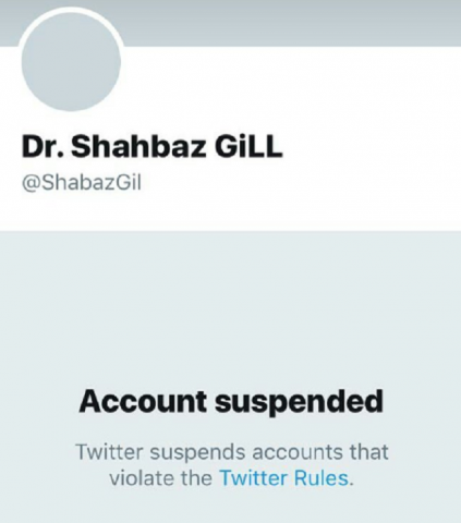 shahbaz gill did not violate twitter user policy or rules pti screengrab twitter shahbaz gill shahbaz gill did not violate twitter user policy or rules pti screengrab twitter shahbaz gill