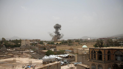 saudi led coalition launches air strikes on yemeni capital saudi led coalition launches air strikes on yemeni capital