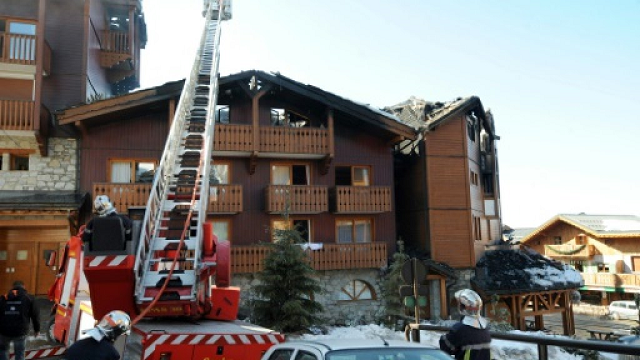 the pre dawn blaze forced the evacuation of some 60 resort workers including foreigners from a three storey accommodation building photo afp