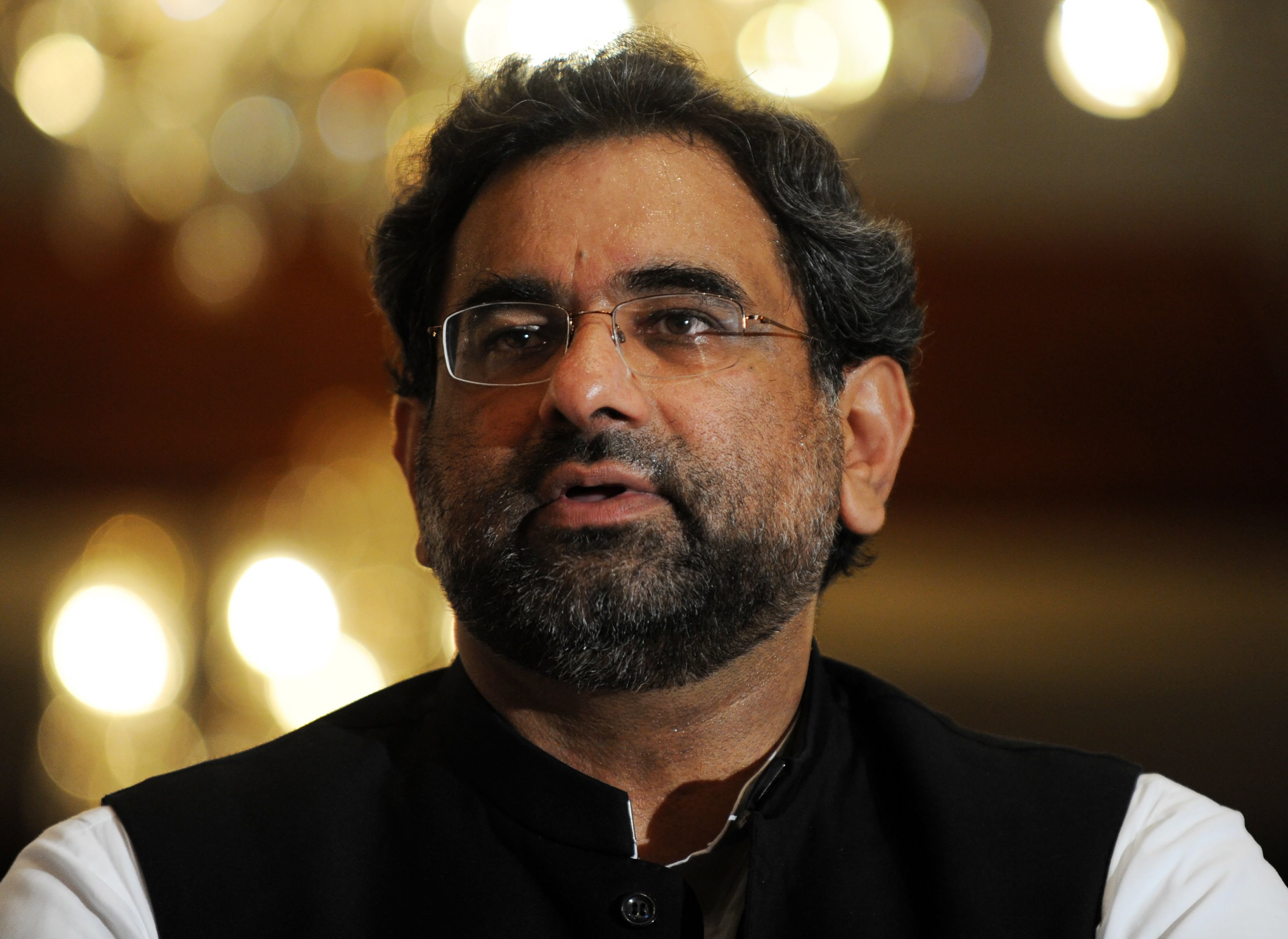 pml n leader shahid khaqan abbasi opposes extension of military courts photo file