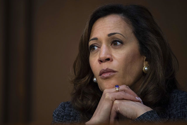 in this file photo taken on june 20 2018 us democratic senator from california kamala harris attends a senate intelligence committee hearing on quot policy response to russian interference in the 2016 us elections quot on capitol hill in washington dc photo afp in this file photo taken on june 20 2018 us democratic senator from california kamala harris attends a senate intelligence committee hearing on quot policy response to russian interference in the 2016 us elections quot on capitol hill in washington dc photo afp