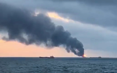 14 dead after fire on two vessels off crimea 14 dead after fire on two vessels off crimea