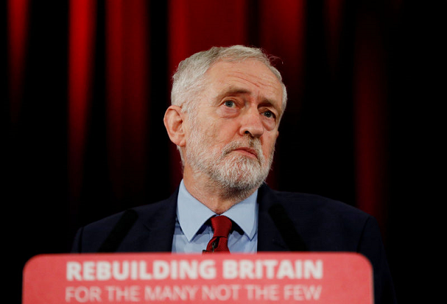 british labour leader corbyn curves toward new eu referendum option