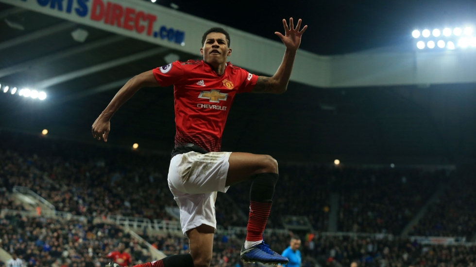 rashford joined the club as a seven year old and was so highly regarded that the notoriously demanding louis van gaal handed him his debut in a europa league tie against midtjylland in february 2016 photo afp