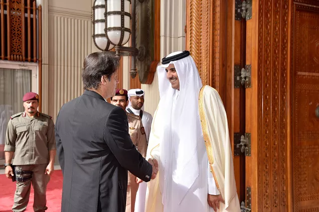 premier discussed the reduction in lng prices with qatari leader photo express premier discussed the reduction in lng prices with qatari leader photo express