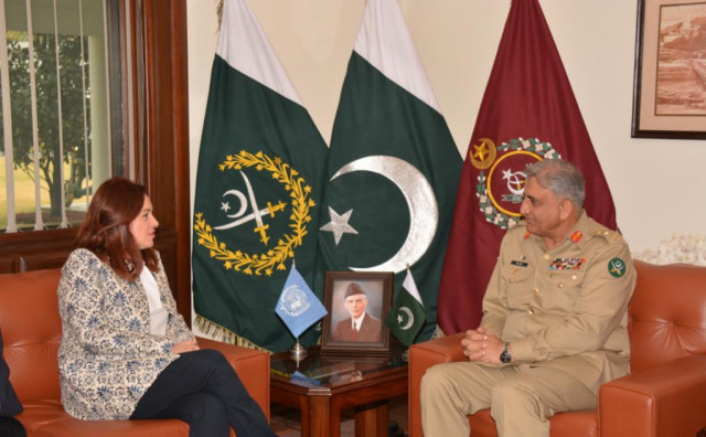unga president espinosa calls upon coas gen qamar bajwa unga president espinosa calls upon coas gen qamar bajwa
