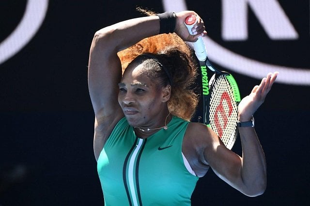 serena williams of the us in action with czech republic 039 s karolina pliskova photo reuters