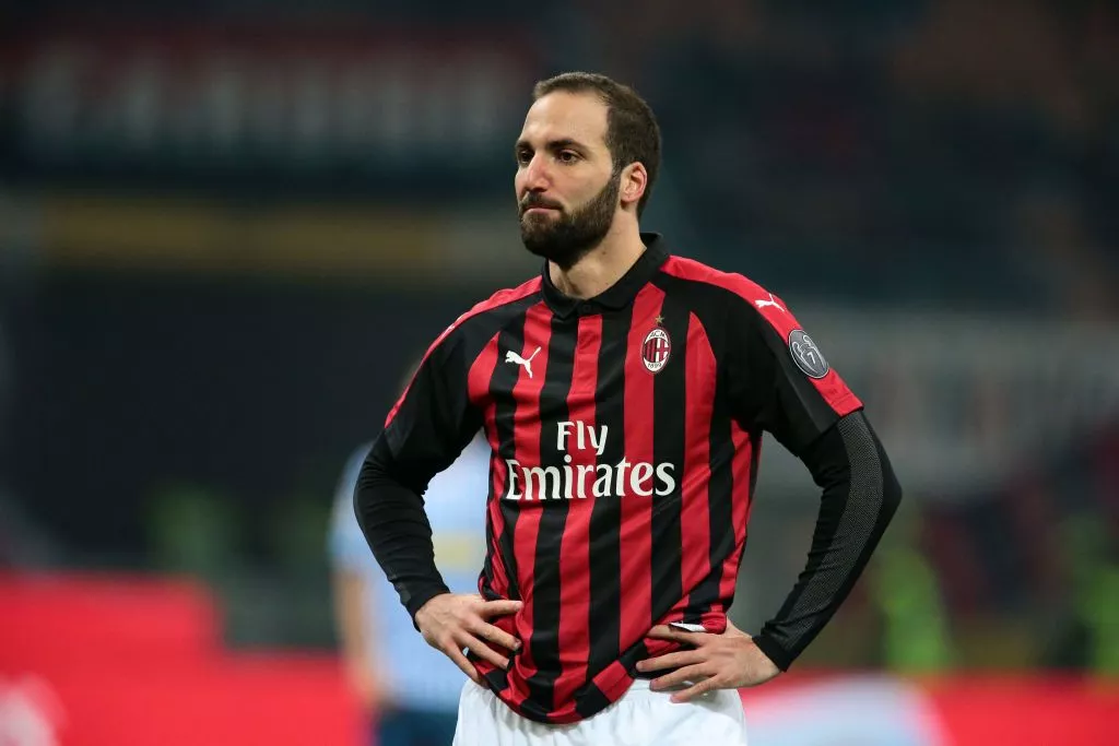 higuain is on loan at milan from juventus but the premier league club are keen to take over the existing deal photo afp higuain is on loan at milan from juventus but the premier league club are keen to take over the existing deal photo afp