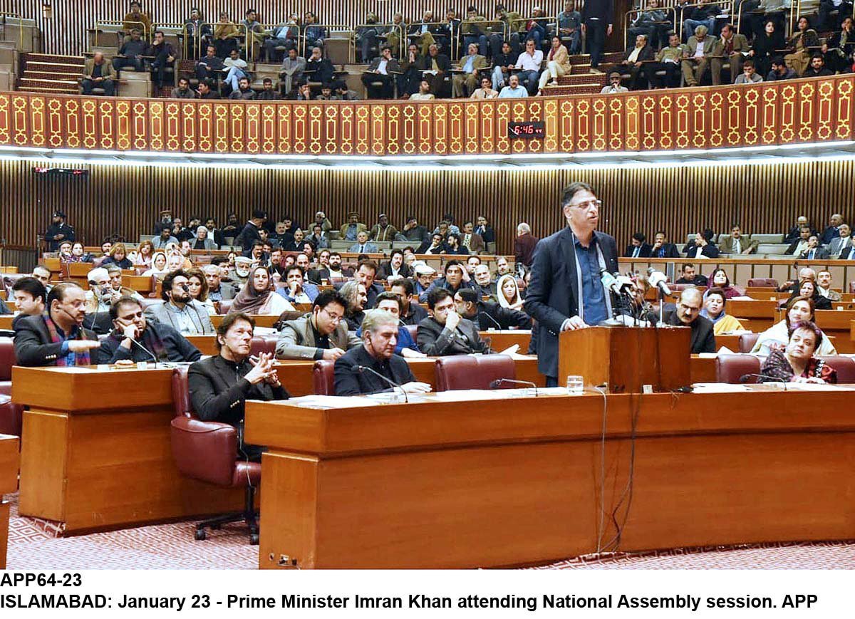 mini budget presented by asad umar on jan 23 2019 photo app