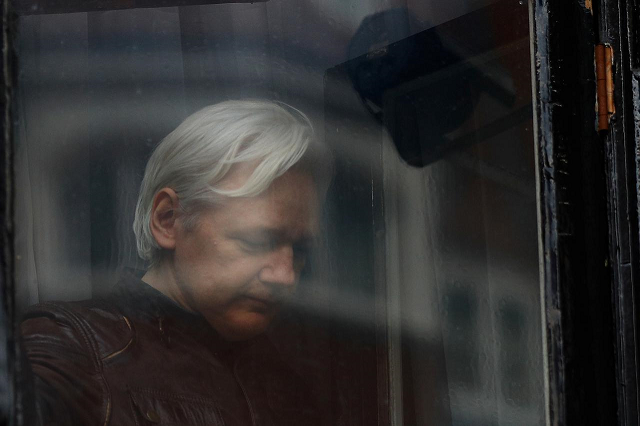 wikileaks founder julian assange is seen on the balcony of the ecuadorian embassy in london britain may 19 2017 photo reuters wikileaks founder julian assange is seen on the balcony of the ecuadorian embassy in london britain may 19 2017 photo reuters
